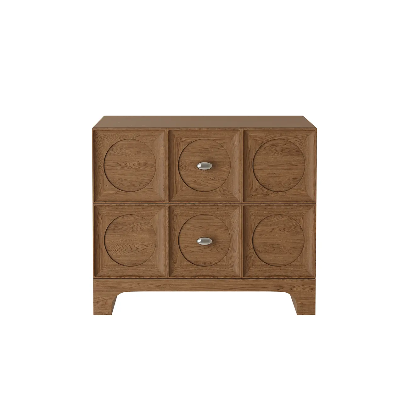 Modern Wooden Bedside Table with Stylish Drawers Image - 9 | homeyfad