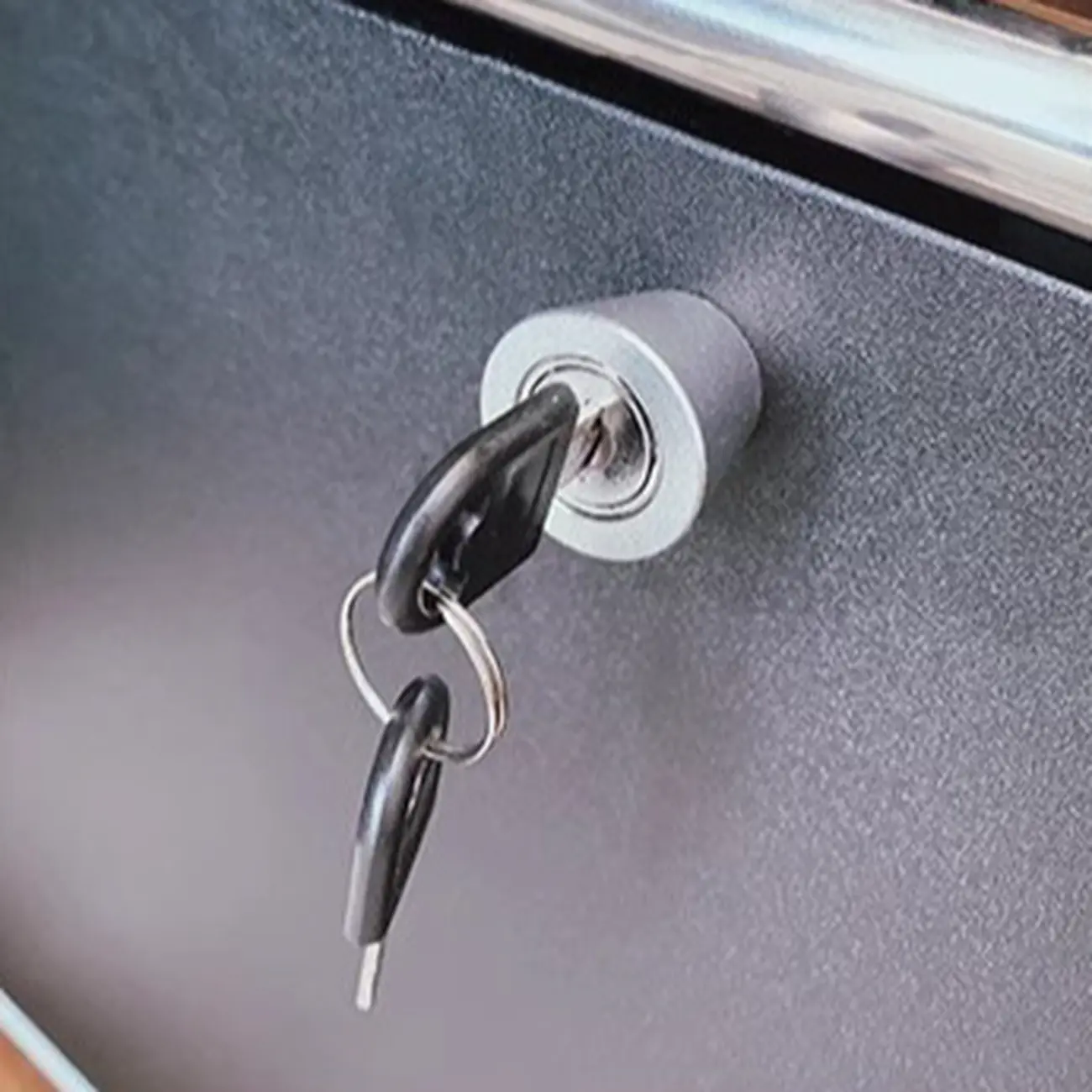 Modern Steel Nightstand with Drawer and Open Shelf Image - 11 | homeyfad