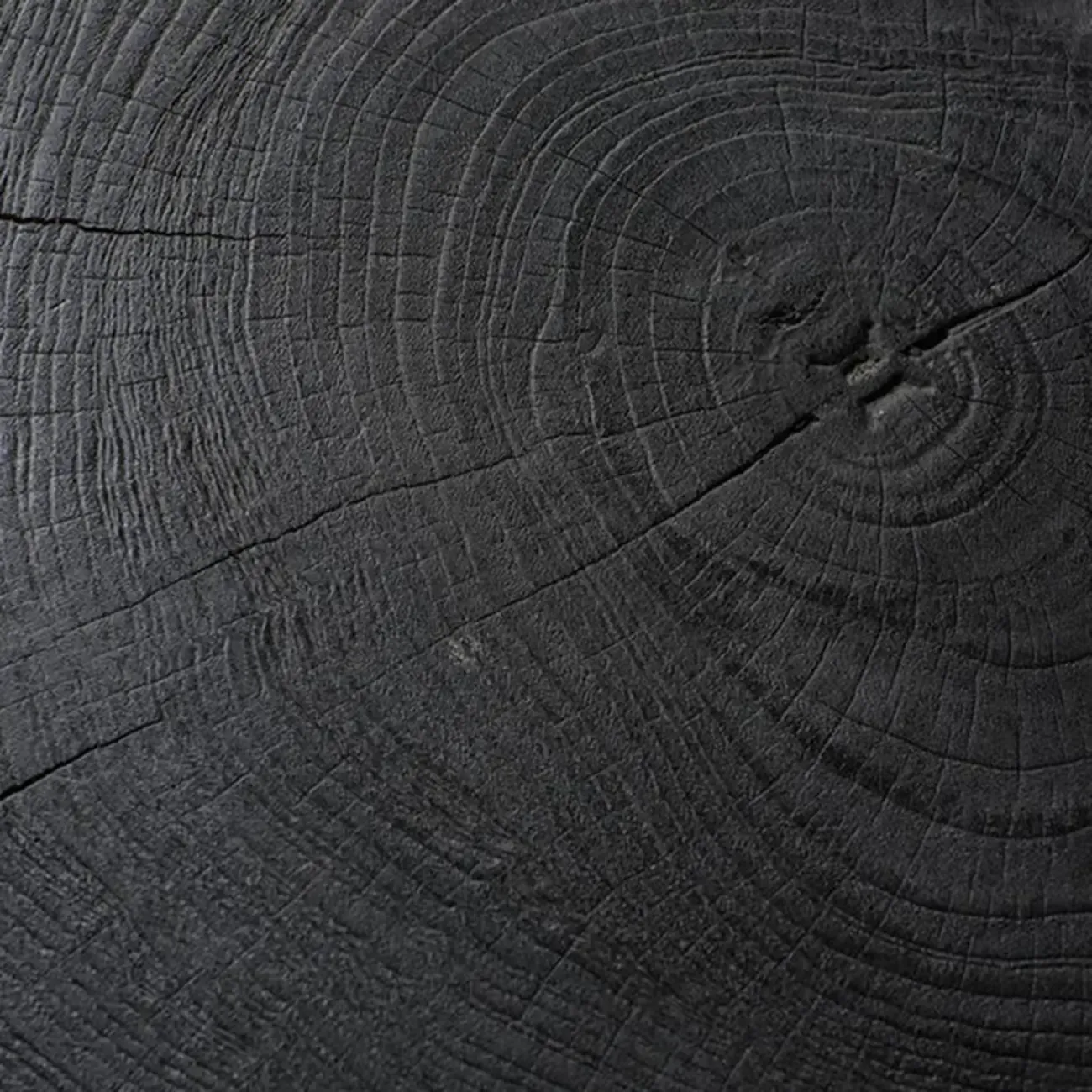 Small Round Modern Pine Wood Side Table with Drum Base Image - 6