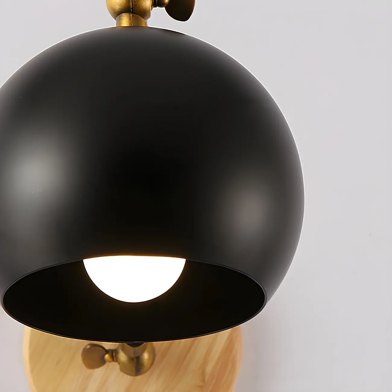 Modern Black Adjustable LED Wall Sconce Fixture | homeyfad