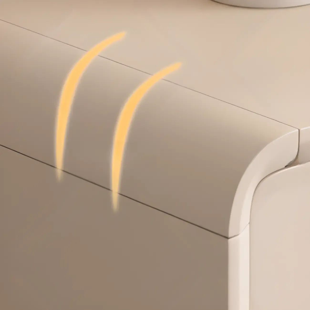 Minimalist White Wooden TV Stand with Open Storage and Drawers Image - 13