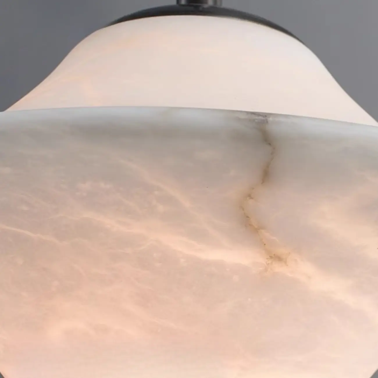 Adjustable White Stone Schoolhouse Kitchen Pendant Lighting Image - 5 | homeyfad