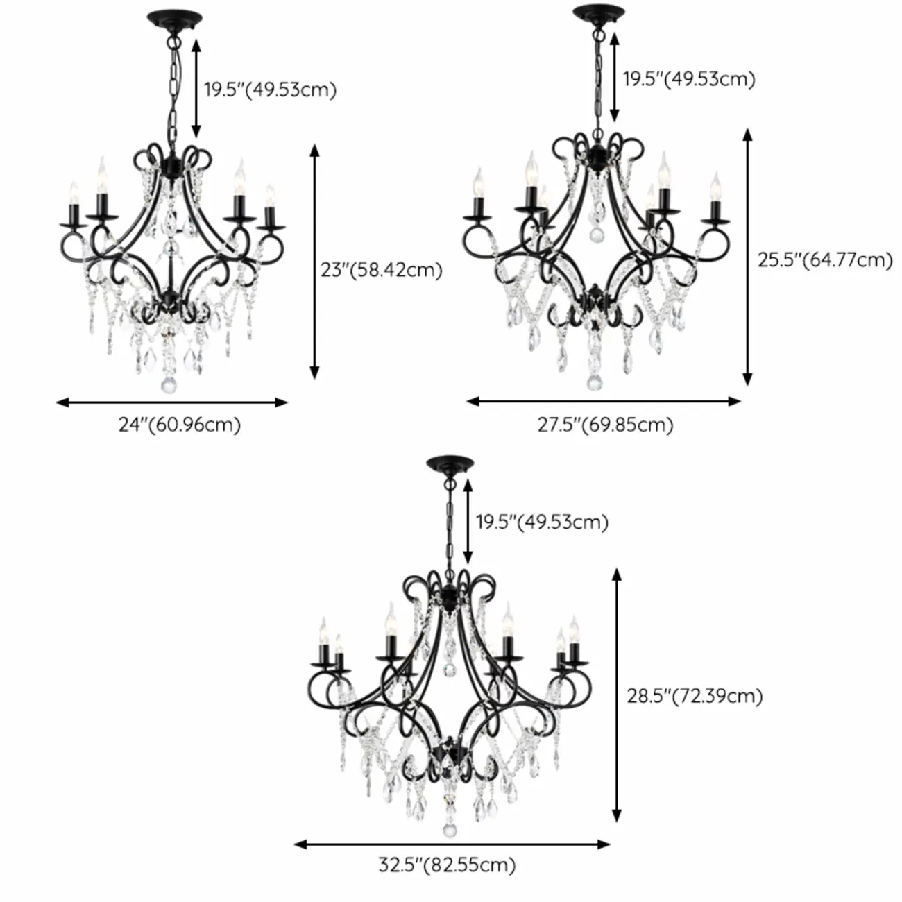 Gold Crystal Curved Metal Elegant Classic Crystal Chandelier Image - 6 | homeyfad