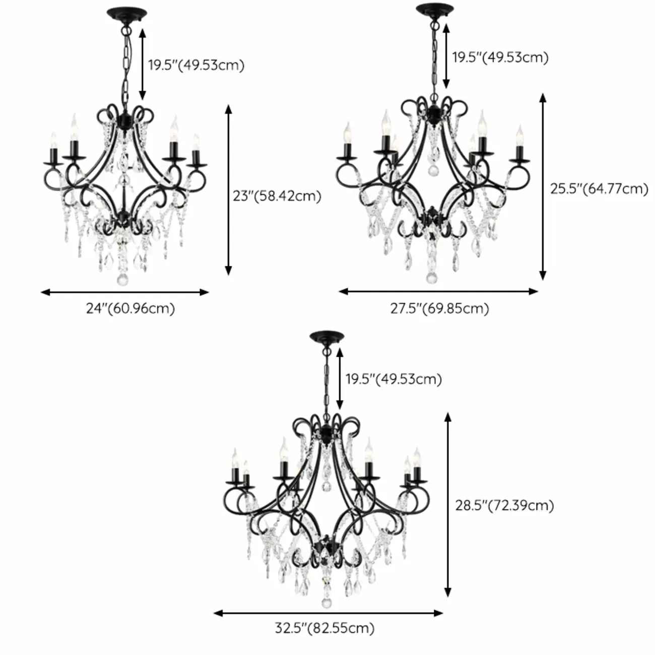 Gold Crystal Curved Metal Elegant Classic Crystal Chandelier Image - 6