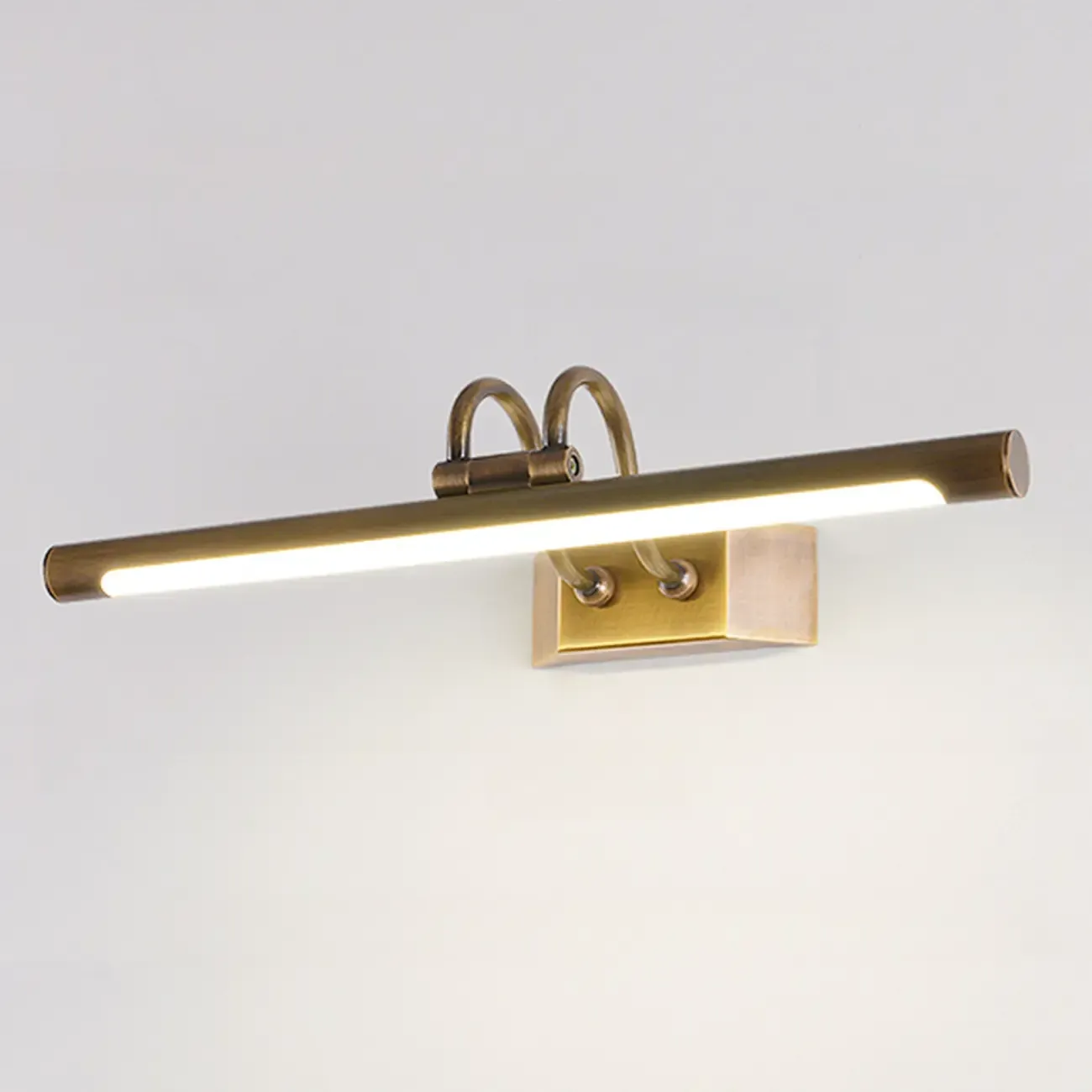 Modern Brass Tube LED Vanity Mirror Lamp Bathroom Light