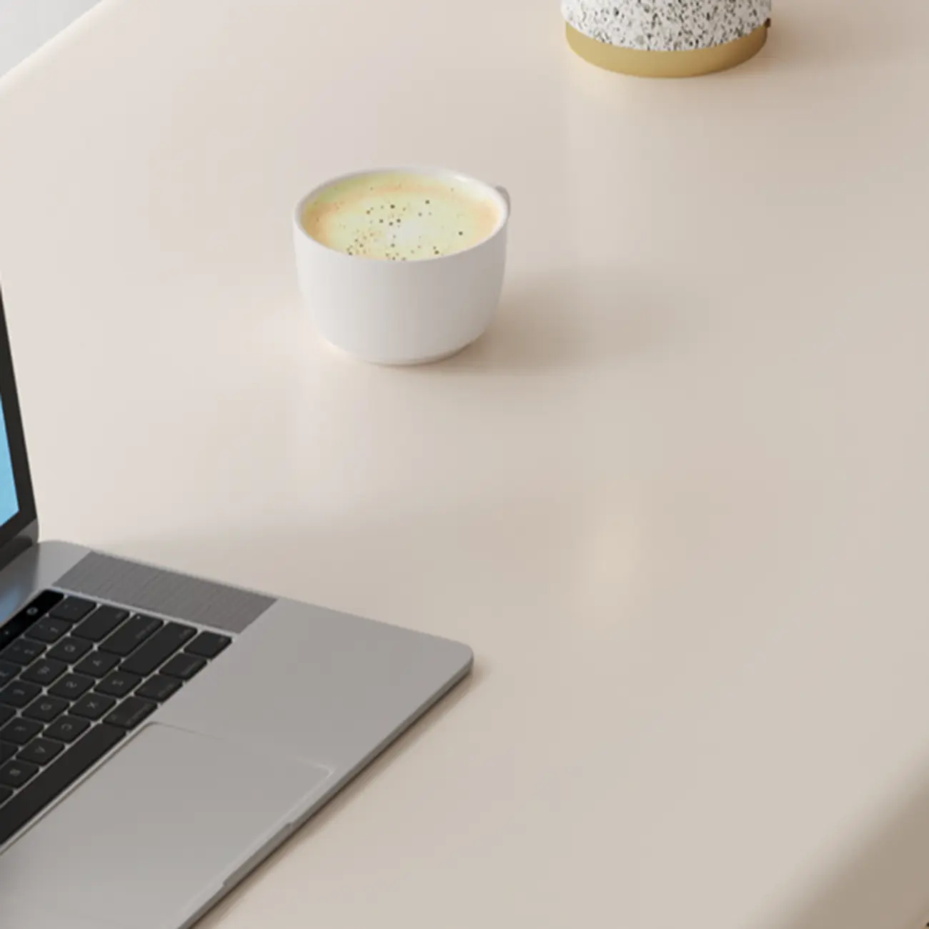 Modern Light Wooden Oval Home Office Desk with 3-Drawers Image - 8 | homeyfad