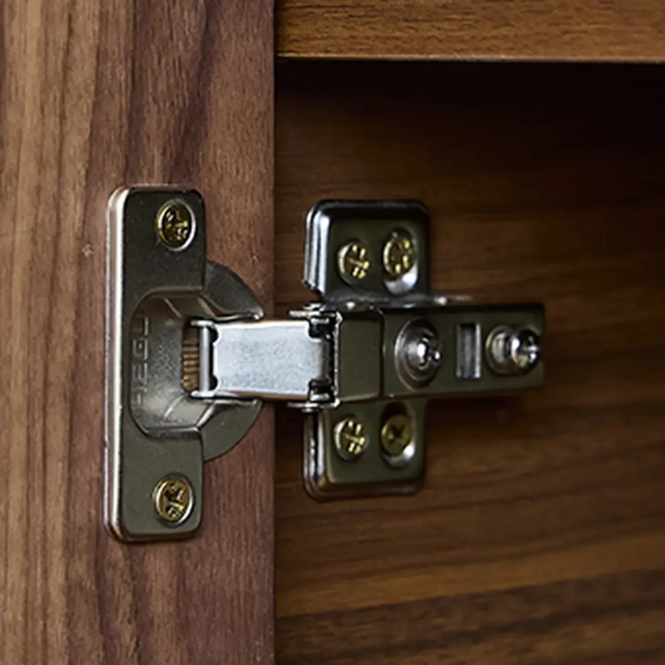 79" Brown Rectangle Wooden TV Stand with Drawer Image - 8