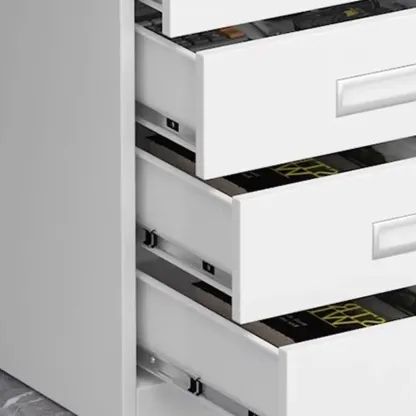 Traditional Steel Vertical Lockable Filing Cabinet for Home Office Image - 13