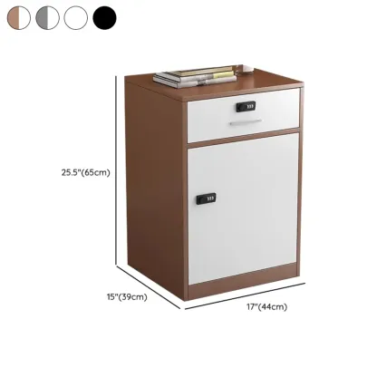 Traditional Steel Vertical Lockable Filing Cabinet for Home Office Image - 36