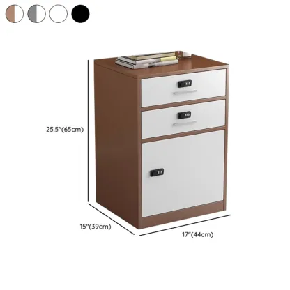 Traditional Steel Vertical Lockable Filing Cabinet for Home Office Image - 38