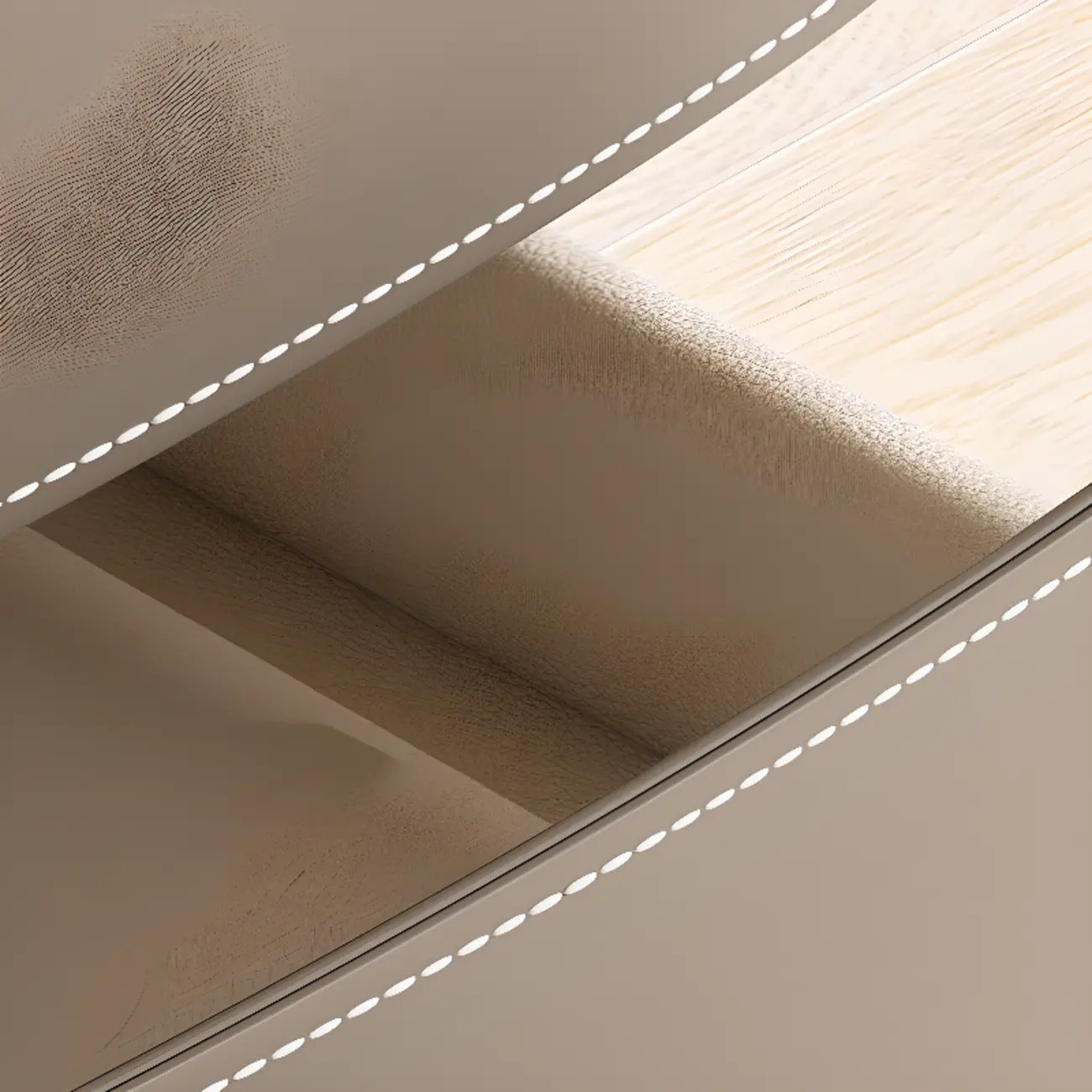 Trendy Low Tray-Top 2 Layer Solid Wood Nightstand Image - 8 | homeyfad