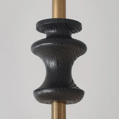 Vintage Fabric Dome Chandelier for Elegant Bedrooom Image - 9