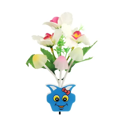 Vivid LED Mushroom Flower Night Light Image - 20