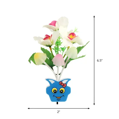 Vivid LED Mushroom Flower Night Light Image - 21