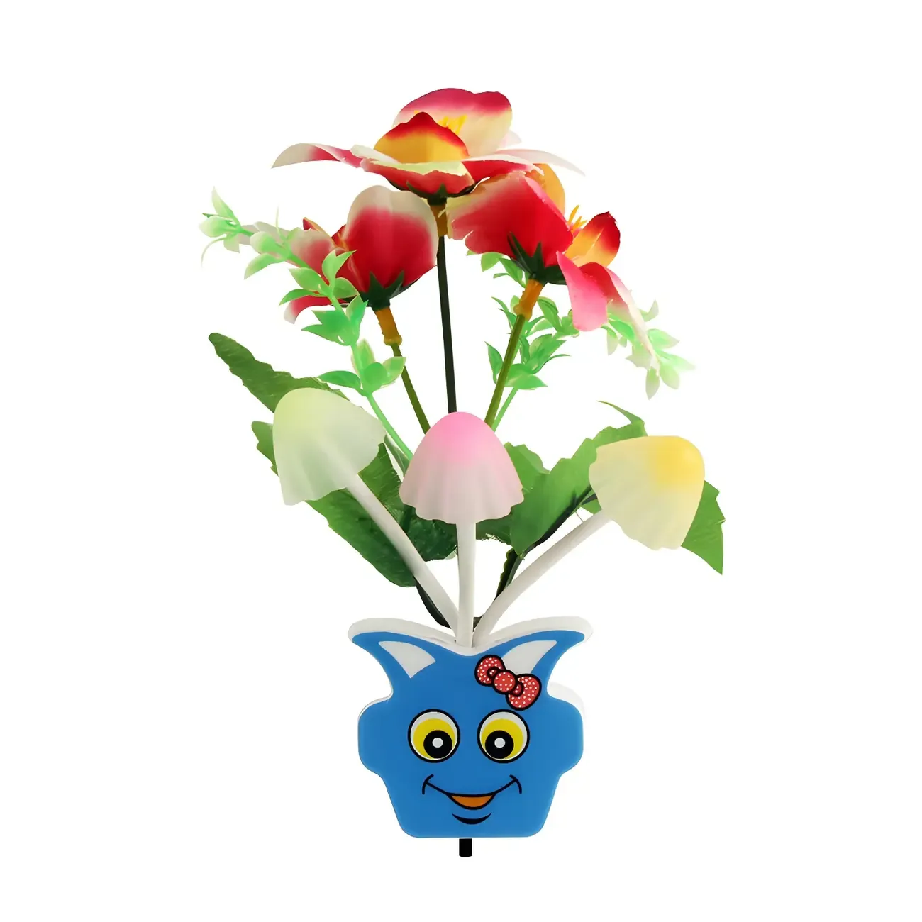Vivid LED Mushroom Flower Night Light Image - 22