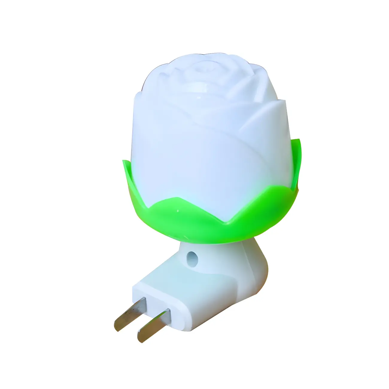 Plastic Floral Plug-In Soft Glow Night Light Image - 2 | homeyfad