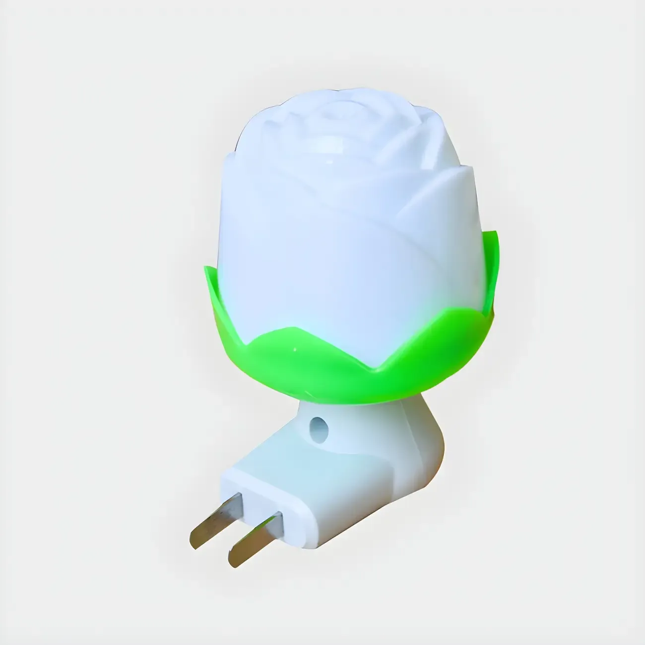 Plastic Floral Plug-In Soft Glow Night Light Image - 3
