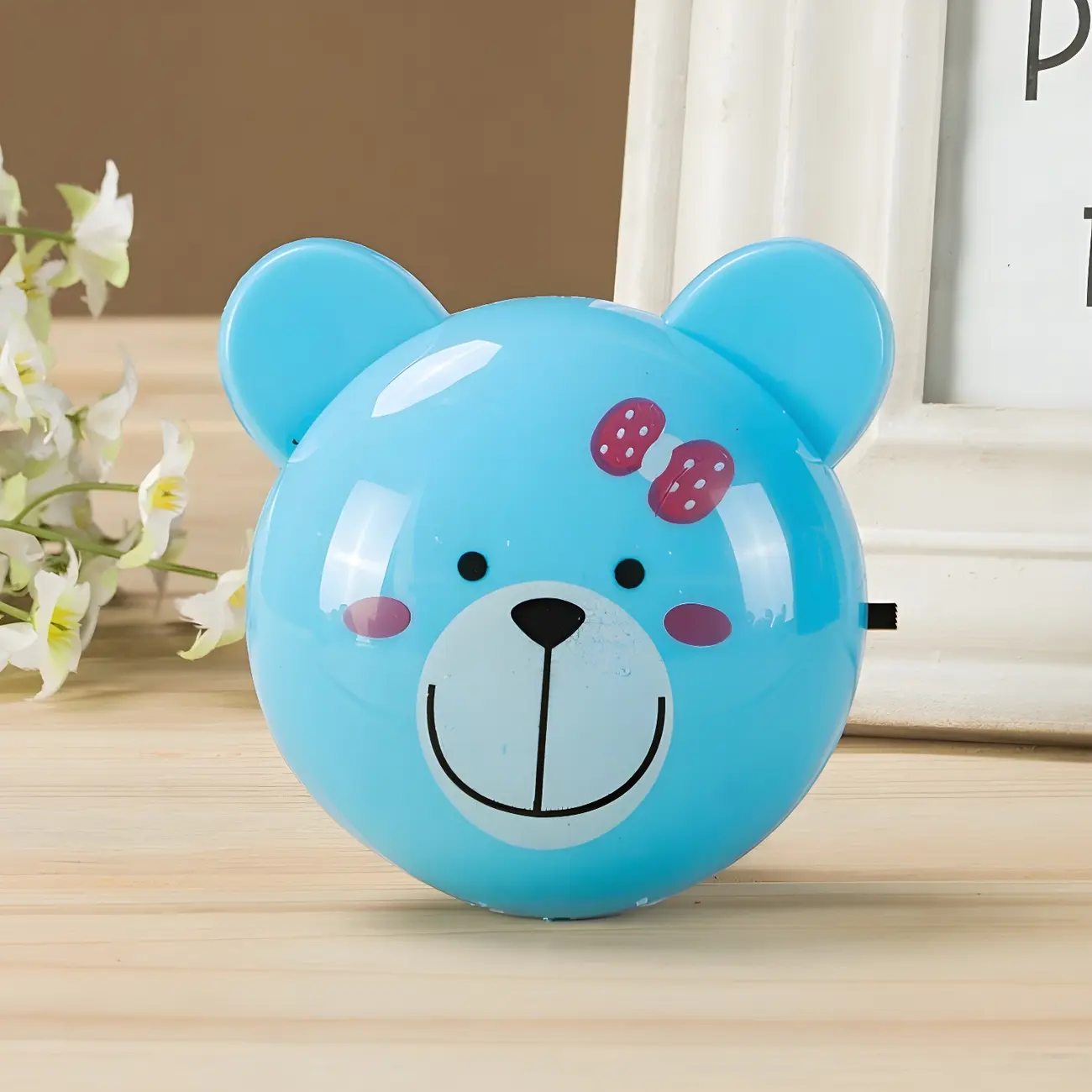 Cute Bear Portable Plug-in LED Night Light Image - 1 | homeyfad