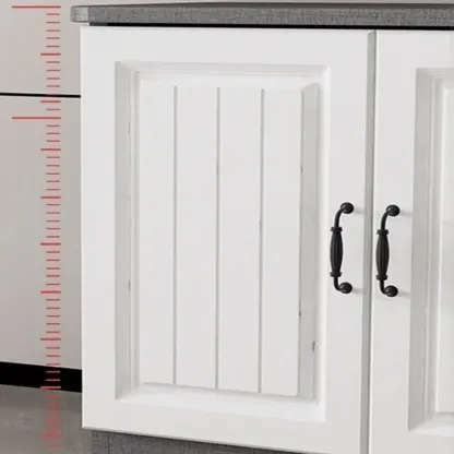 Modern Wooden TV Stand with Shelves and Drawers for Home Image - 14