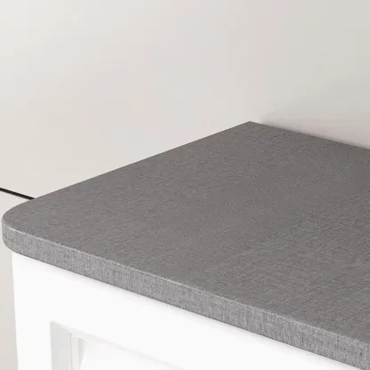 Modern Wooden TV Stand with Shelves and Drawers for Home Image - 15