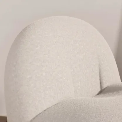 Elegant Fabric Swivel Accent Chair with Smooth for Living Room Image - 12