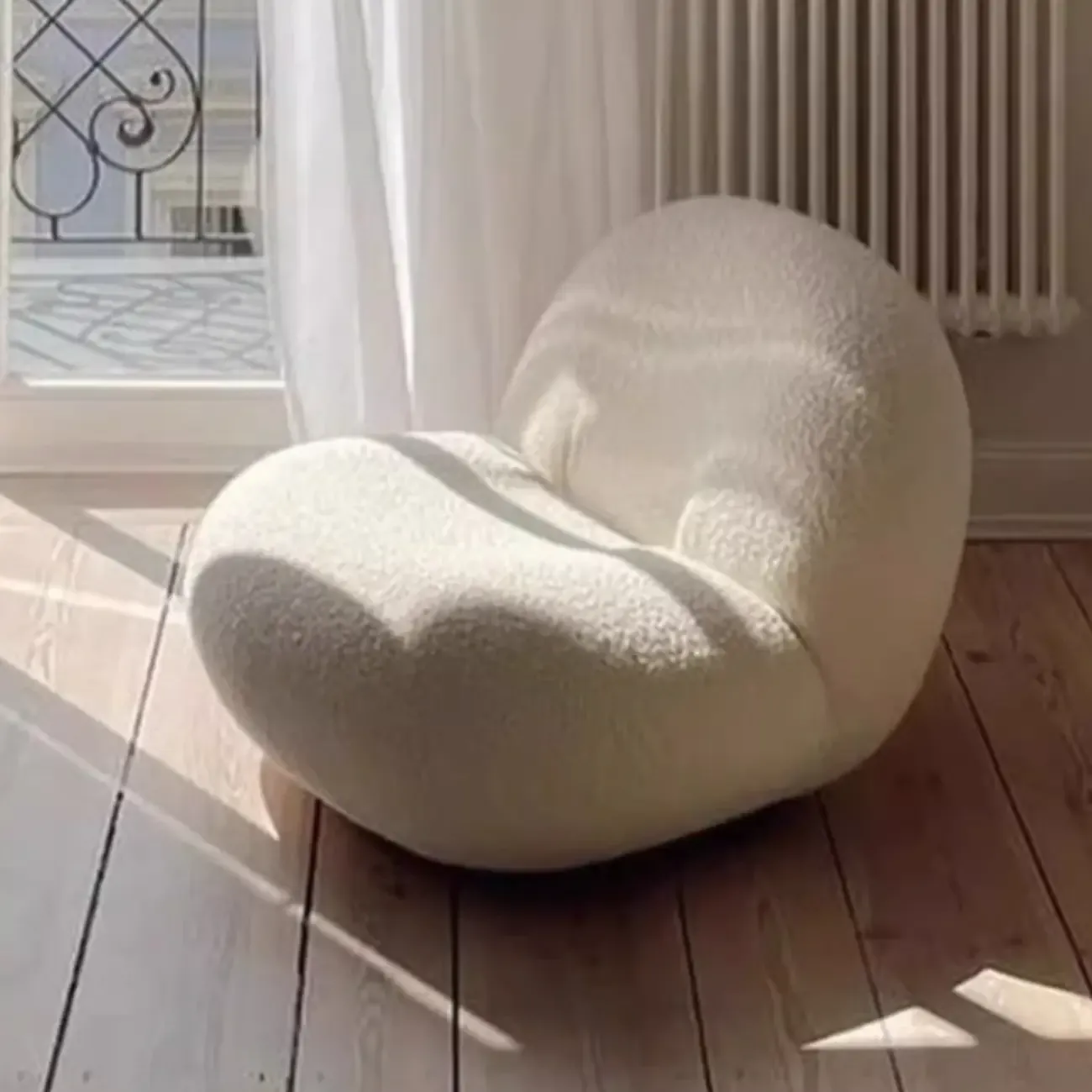 Elegant Fabric Swivel Accent Chair with Smooth for Living Room Image - 2