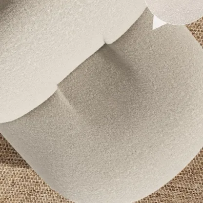 Elegant Fabric Swivel Accent Chair with Smooth for Living Room Image - 13