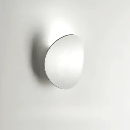 Modern Minimalist Metal Black White Wall Sconce Image - 8
