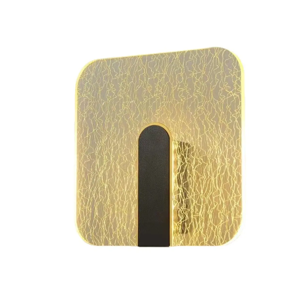 Modern Glass Gold Black Decorative Wall Sconce Image - 6 | homeyfad