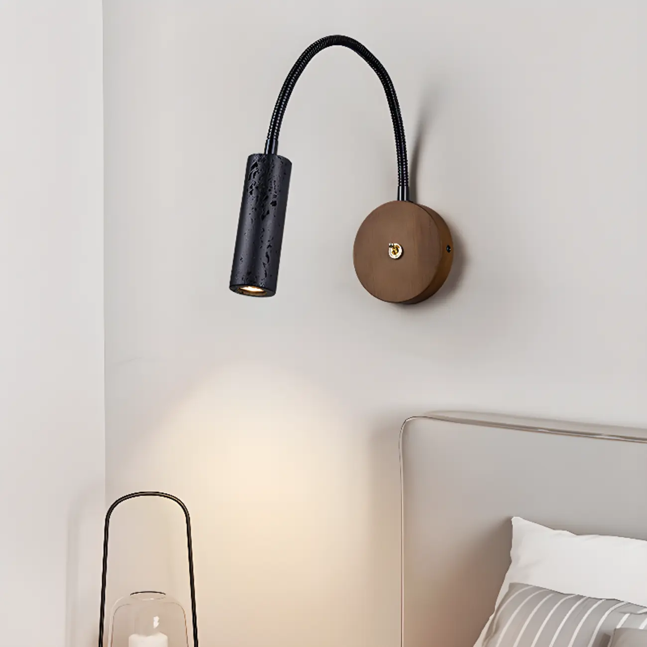 Modern Minimalist LED Wall Light with Flexible Arm Image - 1 | homeyfad