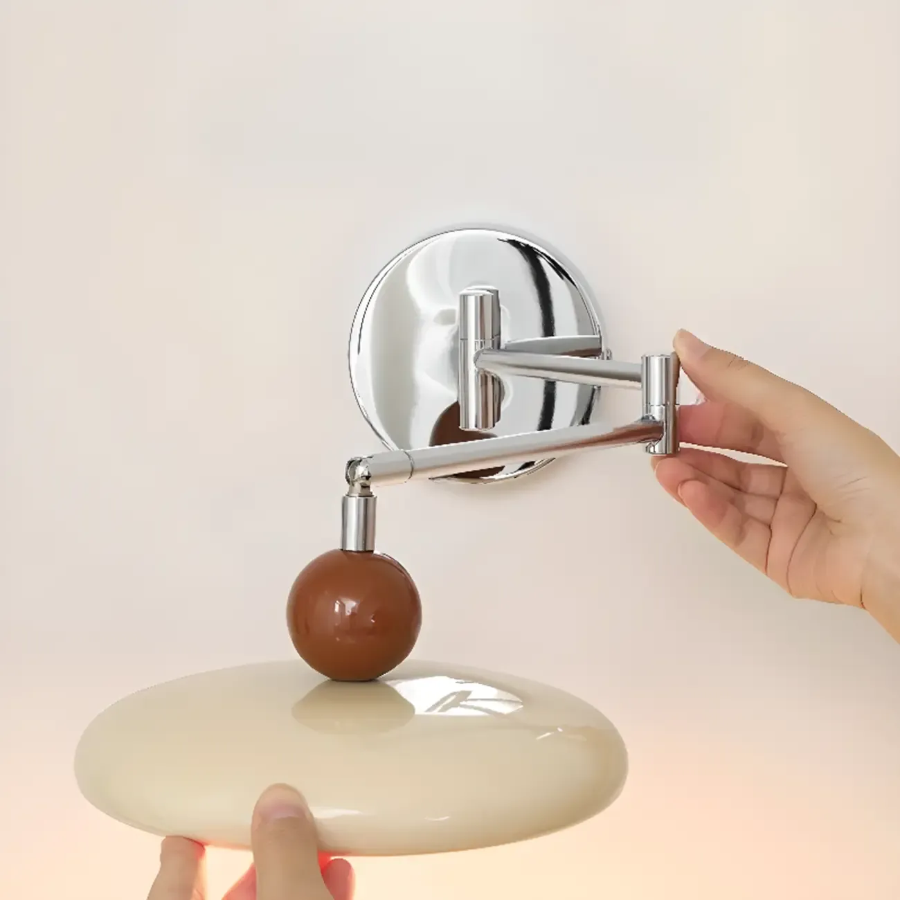 Modern Adjustable Metal Wall Light with PMMA Cover Image - 3