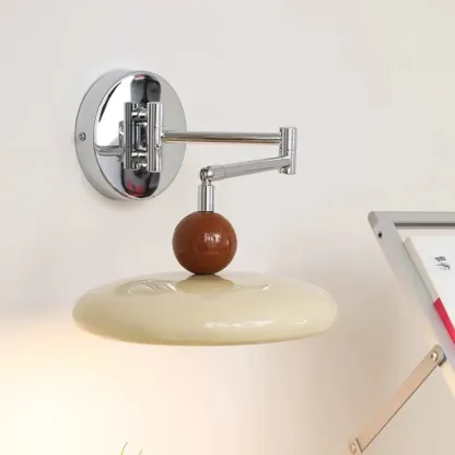 Modern Adjustable Metal Wall Light with PMMA Cover Image - 2