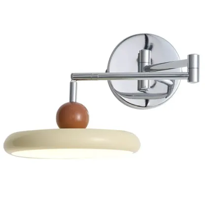 Modern Adjustable Metal Wall Light with PMMA Cover Image - 5