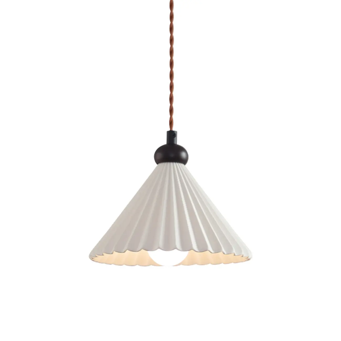 Adjustable Chic Ceramic Cone LED Pendant Light for Indoor  Image - 5 | homeyfad