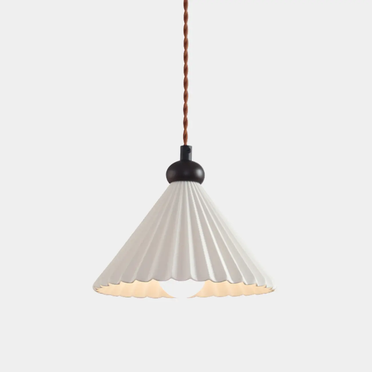 Adjustable Chic Ceramic Cone LED Pendant Light for Indoor  Image - 6 | homeyfad