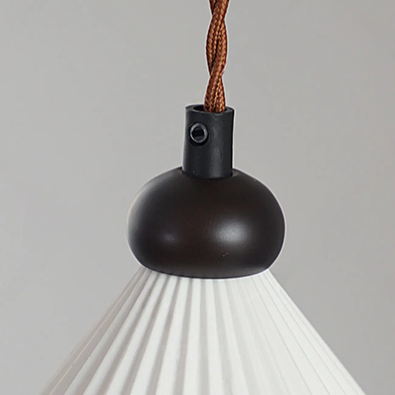 Adjustable Chic Ceramic Cone LED Pendant Light for Indoor  Image - 7 | homeyfad