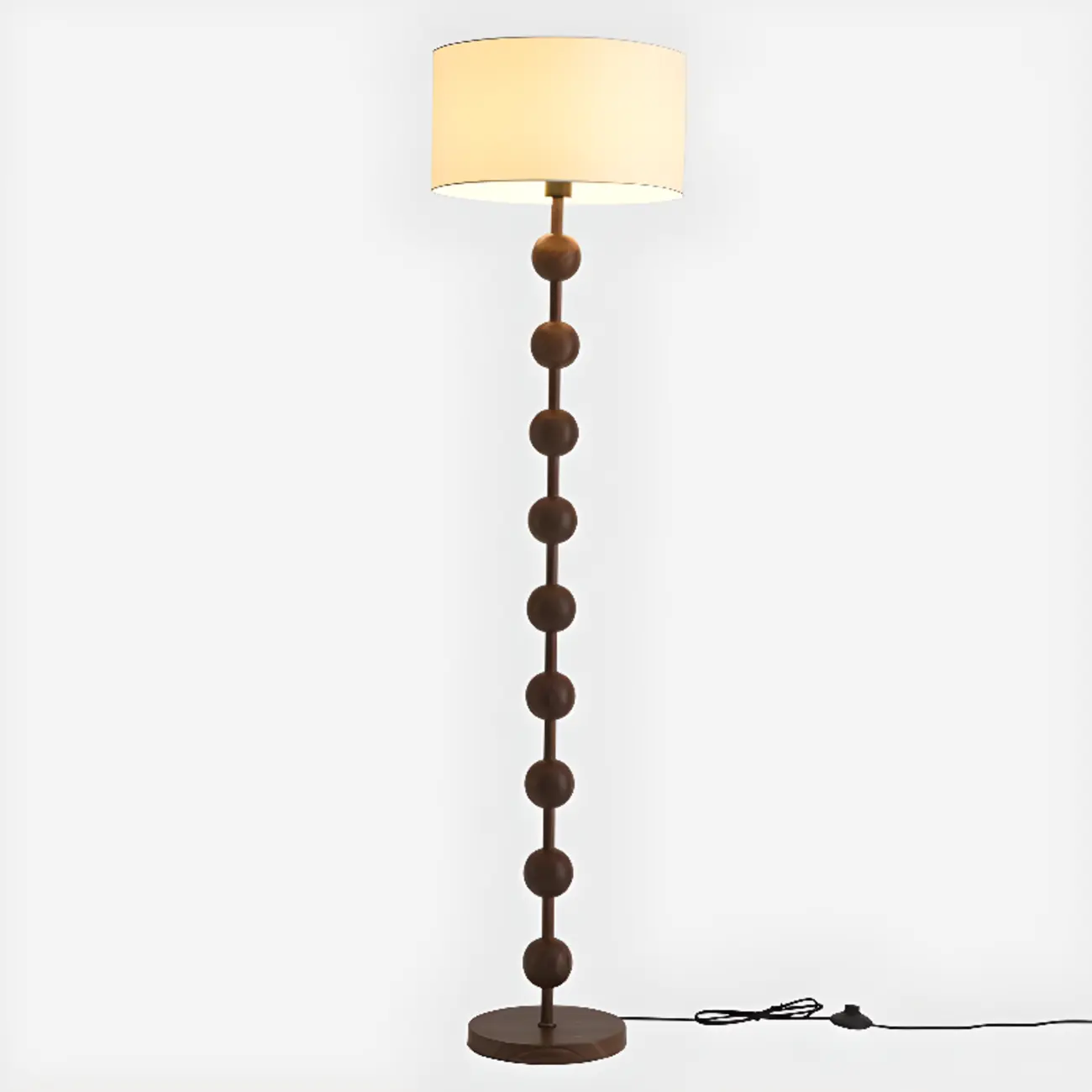 61" Traditional Up & Down Floor Lamp for Living Metal Frame Image - 4 | homeyfad
