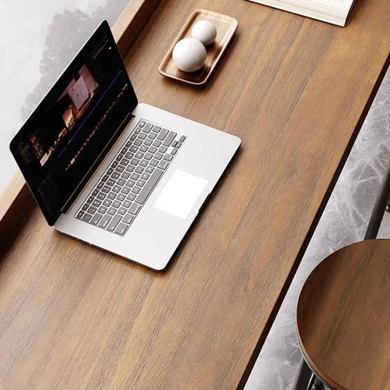 Natural Wood Pub Table with Sepia Top for Modern Interiors Image - 7 | homeyfad