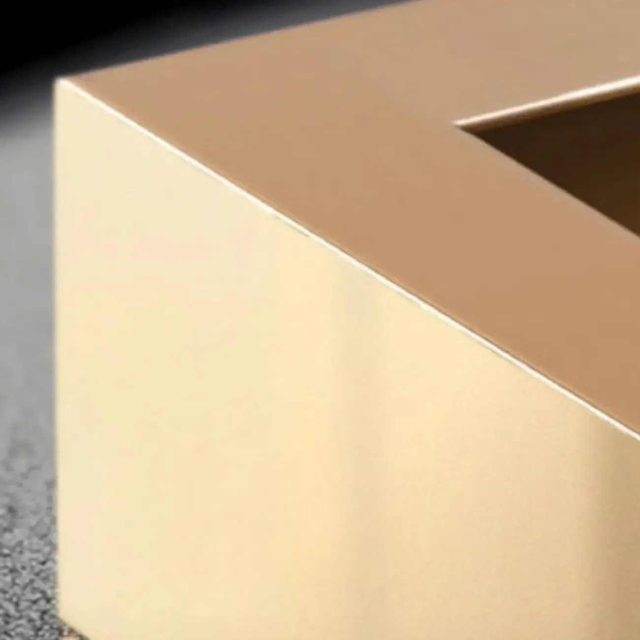 Art Deco Horizontal Wood Shelf Stainless Steel Bookshelves Image - 8