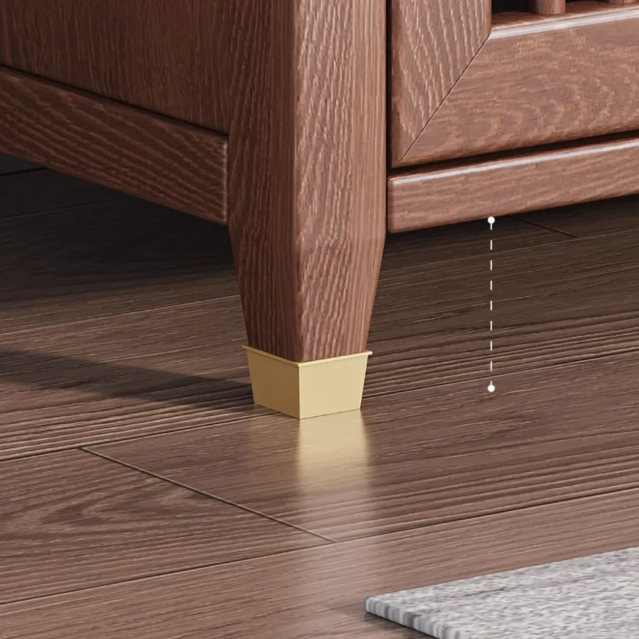 Traditional Wooden Upholstered Bench with Storage Locker Image - 16 | homeyfad