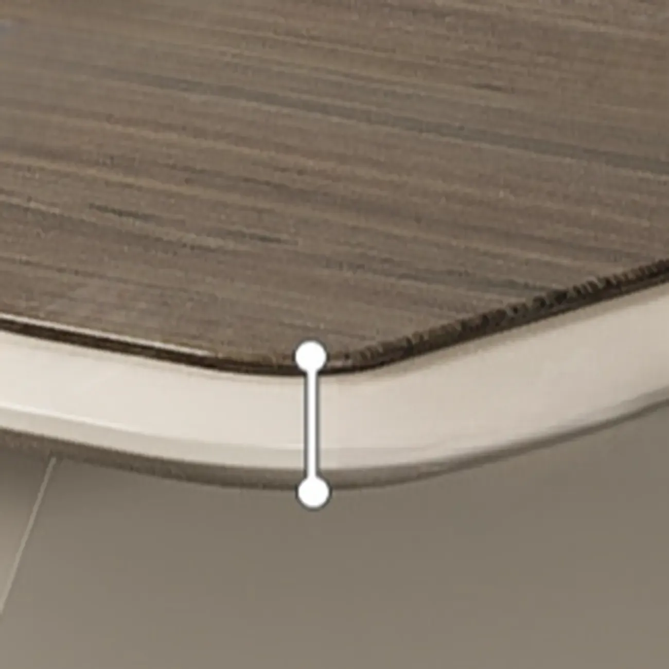 Stylish Wooden Office Desk with Storage and Cable Management Image - 8