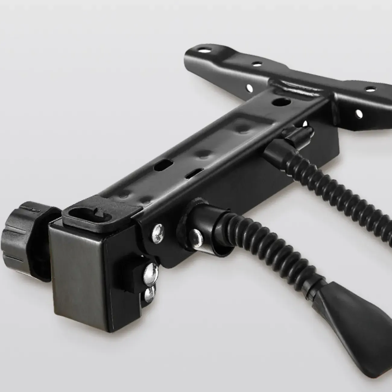 Ergonomic Brown Leather Reclining Office Chair Image - 12