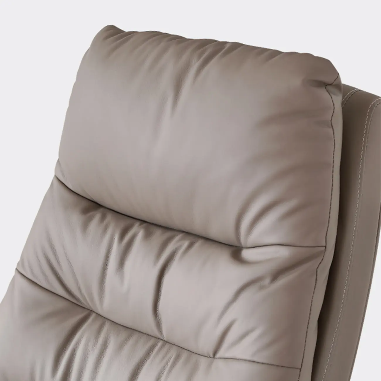 Upholstered Leather Recliner Adjustable Office Chair Image - 11 | homeyfad