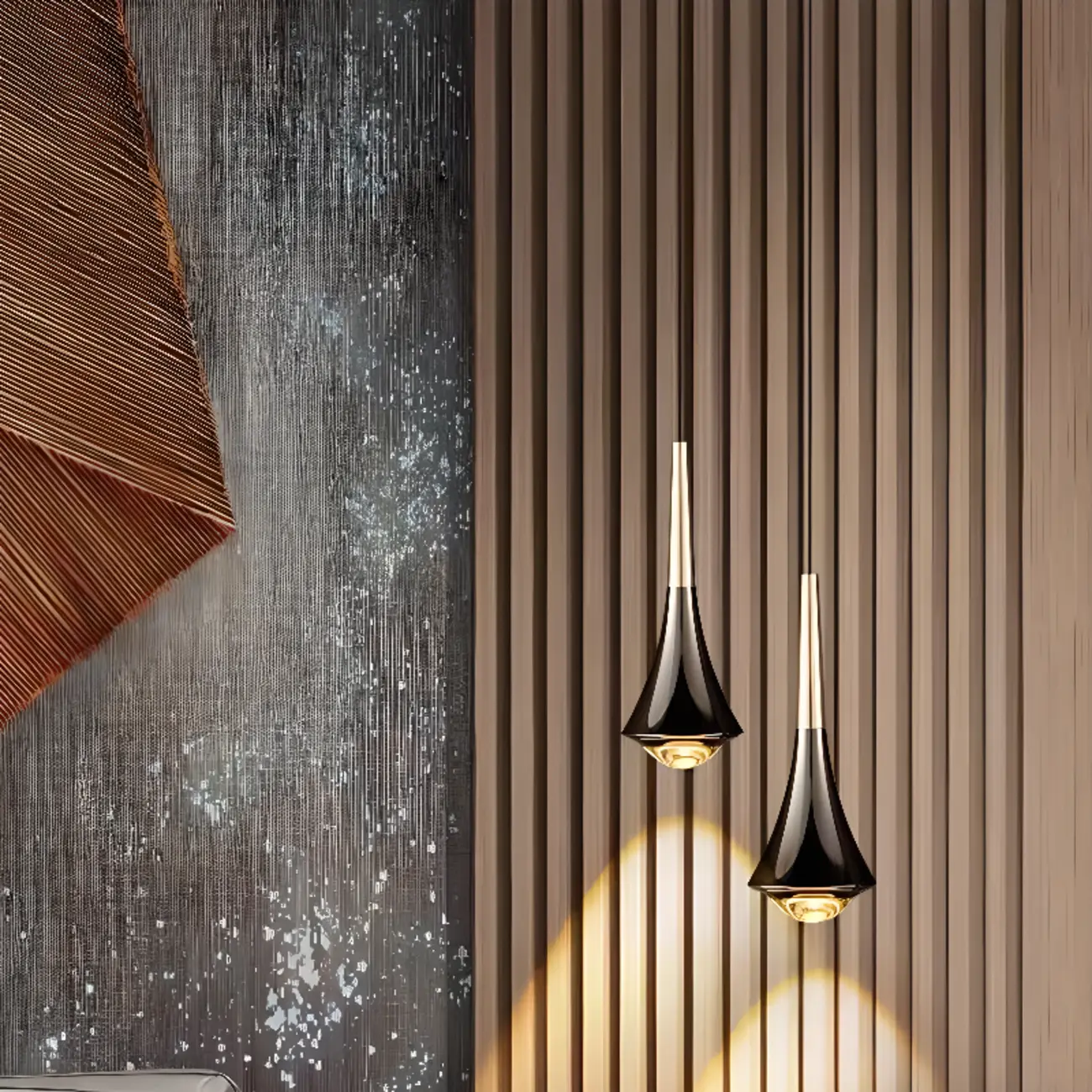 Modern Metal Glass Adjustable Pendant Light for Kitchen Image - 3 | homeyfad