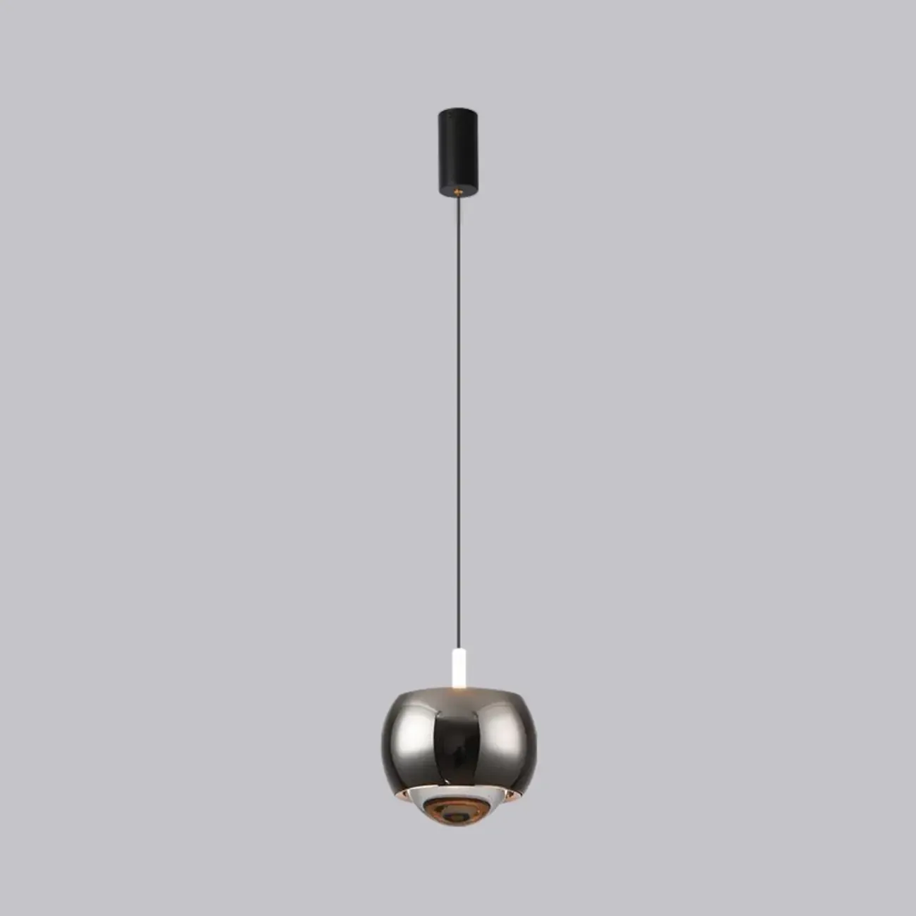 Modern Metal Glass Adjustable Pendant Light for Kitchen Image - 9