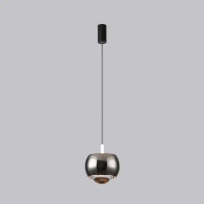 Modern Metal Glass Adjustable Pendant Light for Kitchen Image - 9