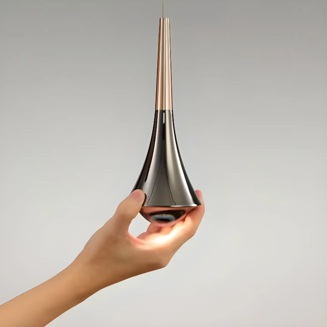 Modern Metal Glass Adjustable Pendant Light for Kitchen Image - 14 | homeyfad