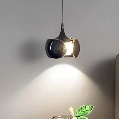 Modern Metal Glass Adjustable Pendant Light for Kitchen Image - 16