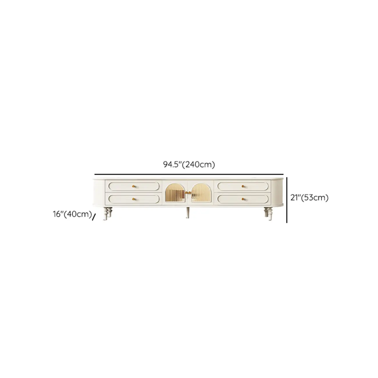 Wooden Scandinavian TV Stand with Cable Management | homeyfad