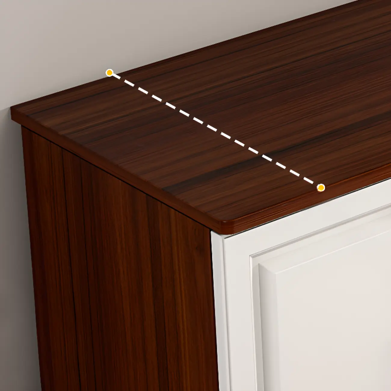 Modern White Wooden TV Stand with Storage and Cable Management | homeyfad